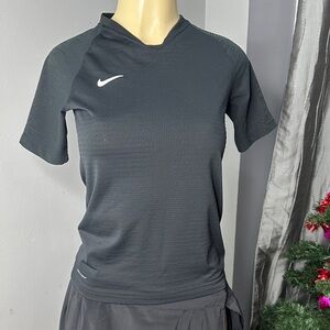 Nike Vapor knit Soccer Football Jersey Aero swift Black Youth Sz M Unisex